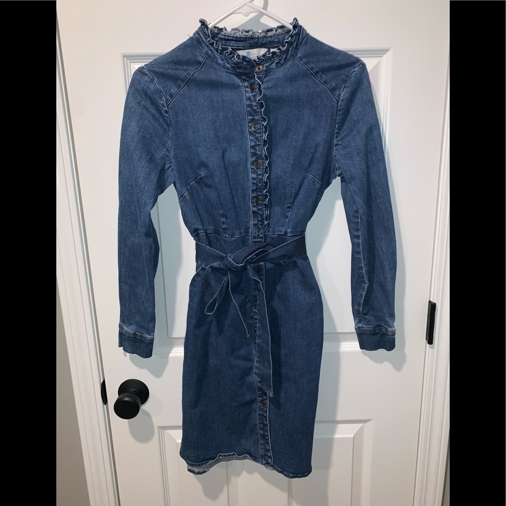 Boden Blue Denim Dress